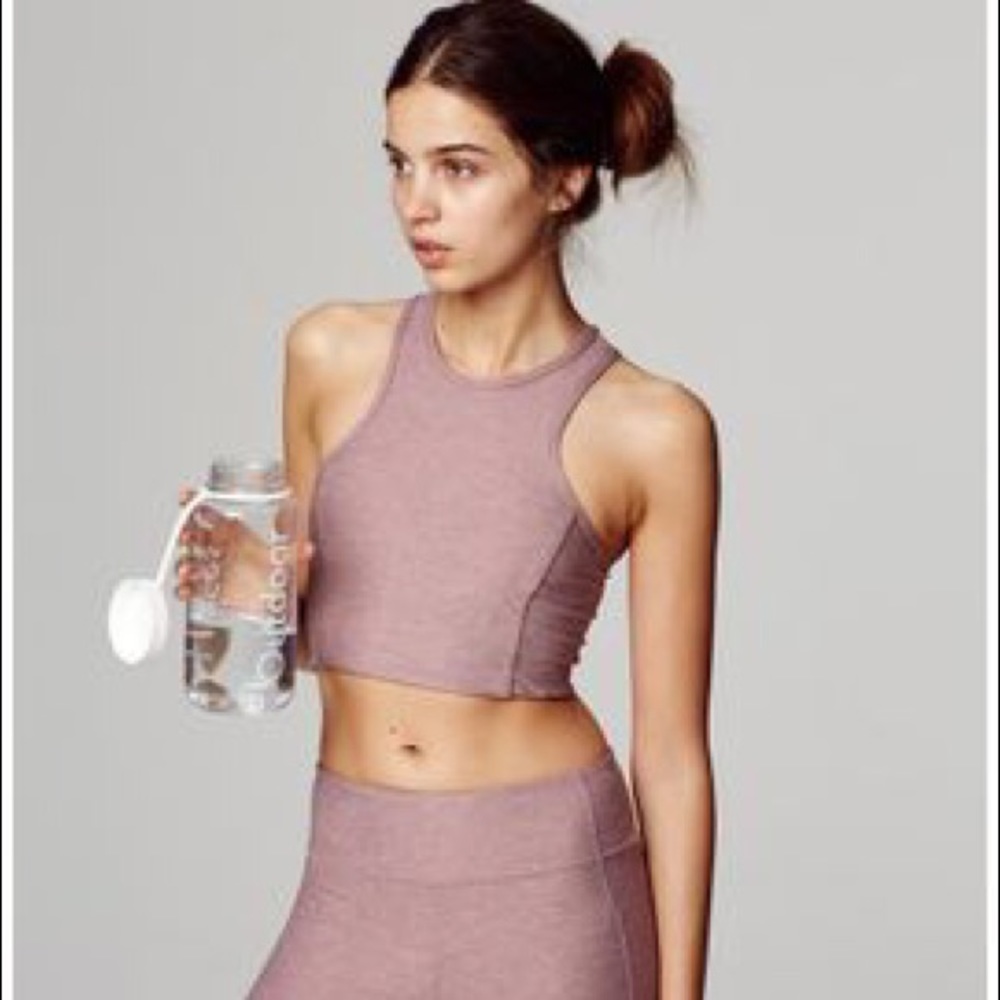 Outdoor Voices Mauve Slashback Top XS